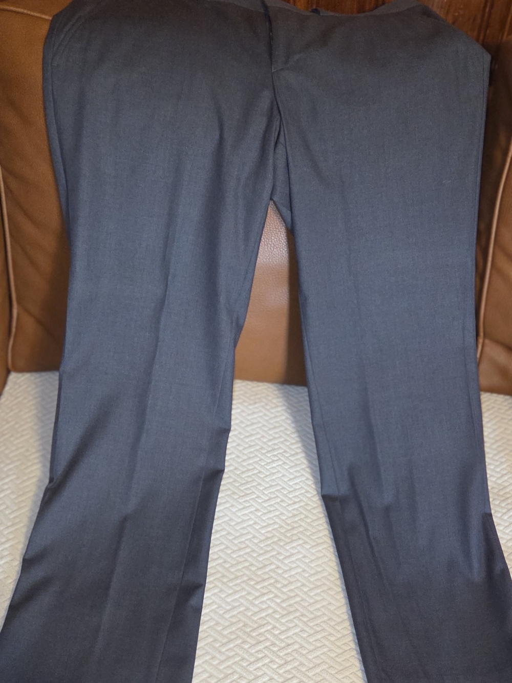 Kenneth Cole Men's Dark Gray Dress Pants